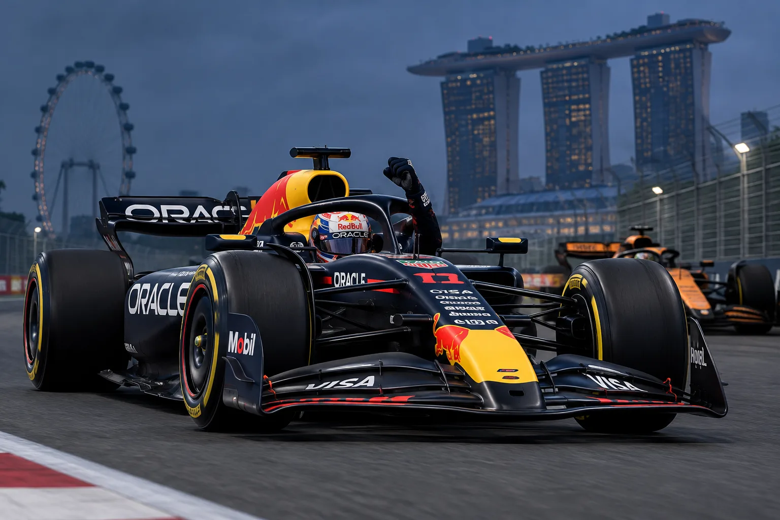 Conceptual AI-generated editorial motorsport illustration; not a documentary photograph or evidence that a pictured event, meeting or transfer occurred.