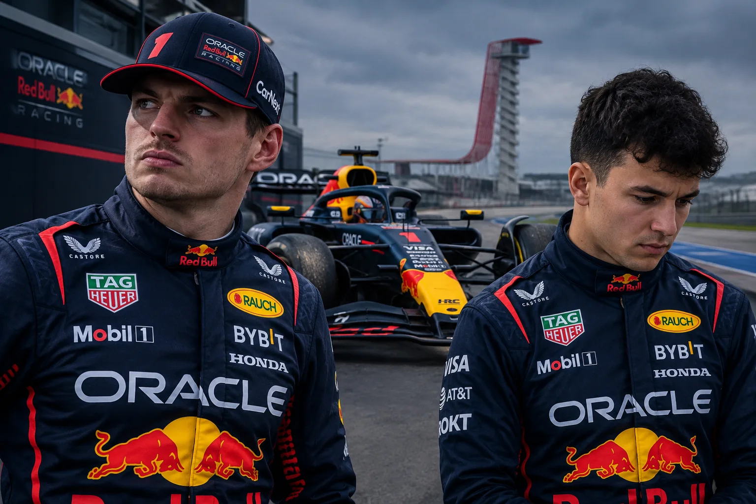 Conceptual AI-generated editorial motorsport illustration; not a documentary photograph or evidence that a pictured event, meeting or transfer occurred. · 2026-10-26
